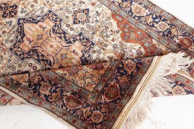 Vintage Egyptian Silk Rug