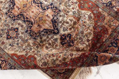 Vintage Egyptian Silk Rug