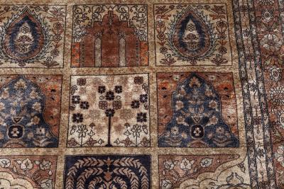 Vintage Egyptian Silk Rug