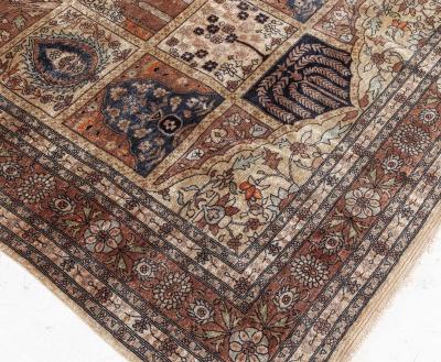Vintage Egyptian Silk Rug