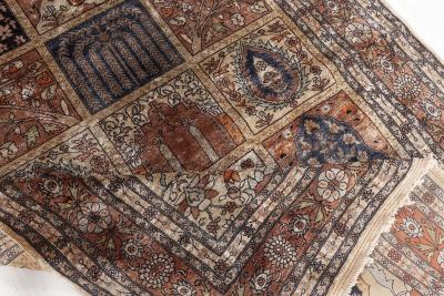 Vintage Egyptian Silk Rug