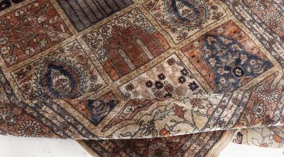 Vintage Egyptian Silk Rug