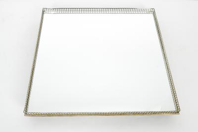 Vintage English Mirrored Centre Table Plateau or Tray
