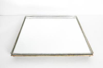 Vintage English Mirrored Centre Table Plateau or Tray