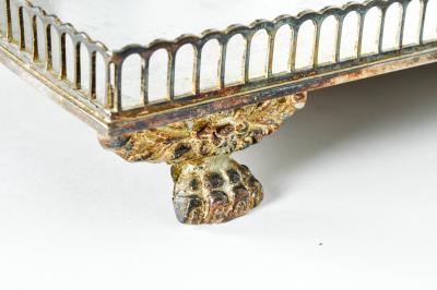 Vintage English Mirrored Centre Table Plateau or Tray