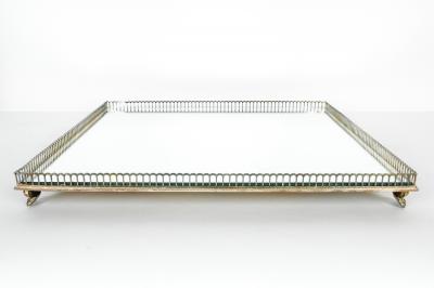Vintage English Mirrored Centre Table Plateau or Tray