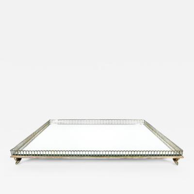 Vintage English Mirrored Centre Table Plateau or Tray