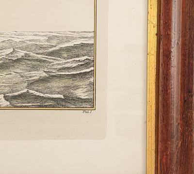 Vintage English Print The Clipper Ship Anglesey 