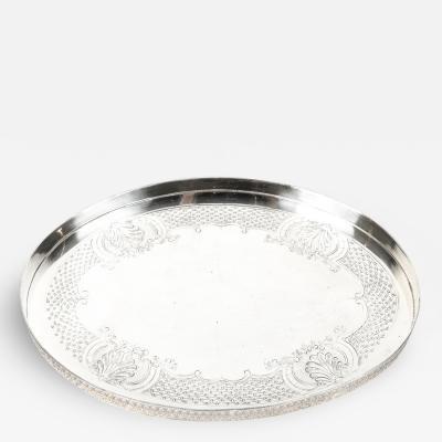 Sheffield - Vintage English Sheffield Plated Oval Tray