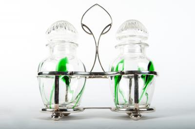 Vintage English Sheffield Table Condiment Set