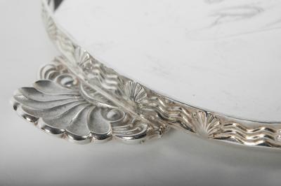 Vintage English Silver Plate Serving Tray 