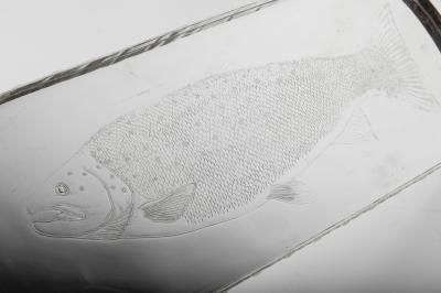 Vintage English Silver Plate Serving Tray 