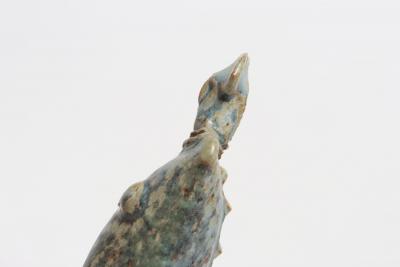 Vintage Etruscan Style Mounted Terracotta Female Idol Deity Effigy Sculpture