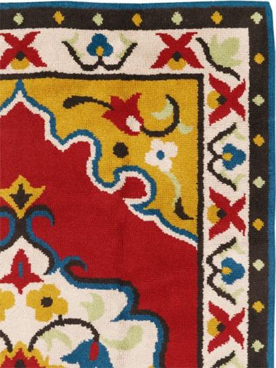 Vintage European Accent Rug