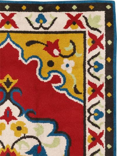 Vintage European Accent Rug