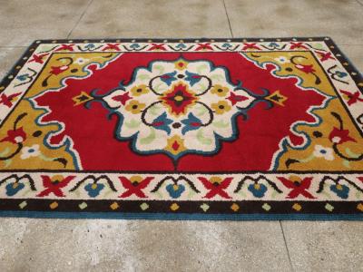 Vintage European Accent Rug