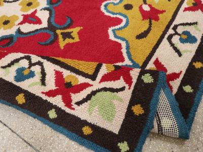 Vintage European Accent Rug