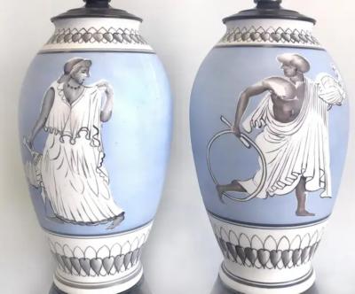 Vintage Figural Porcelain Table Lamps