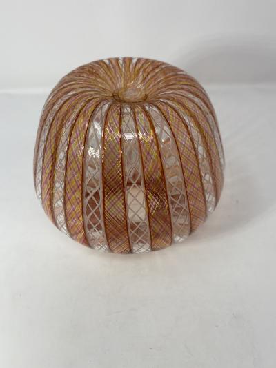 Vintage Filligrana Murano Glass Vase