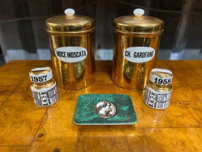 Vintage Fornasetti Grouping five pieces