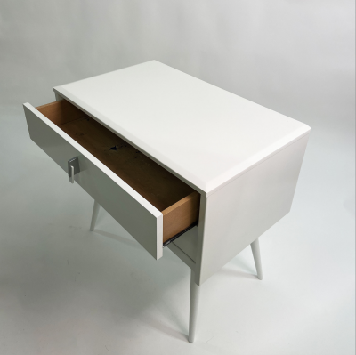 Vintage French 2 Drawer End Table Nightstand by Gautier