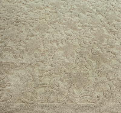 Vintage French Art Deco Cogolin Beige Rug