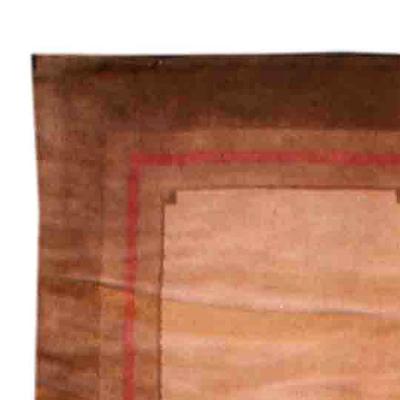 Vintage French Art Deco Hand Knotted Wool Rug