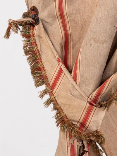 Vintage French Beach Chair with Canopy Mid 20th C 