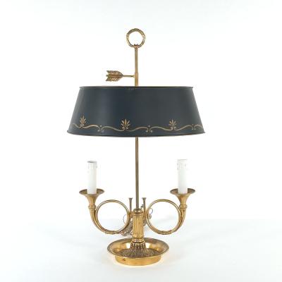 Vintage French Bouillotte Lamp circa 1950