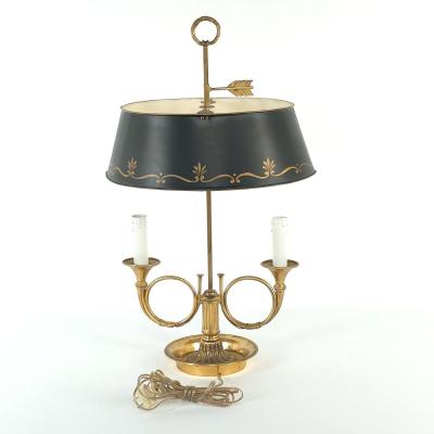 Vintage French Bouillotte Lamp circa 1950
