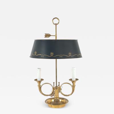 Vintage French Bouillotte Lamp circa 1950