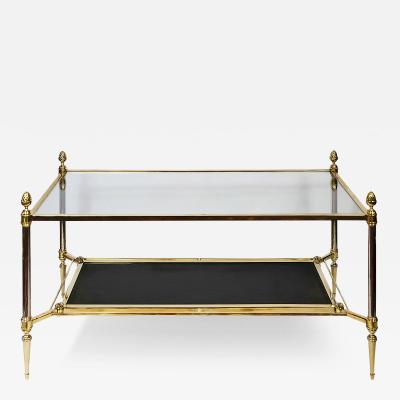 Vintage French Coffee Sofa Table by Maison Jansen