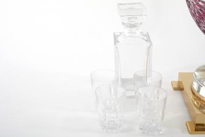 Vintage French Cut Crystal Whiskey Cave
