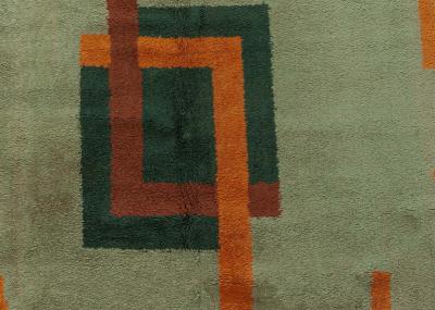 Vintage French Deco Rug
