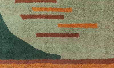 Vintage French Deco Rug