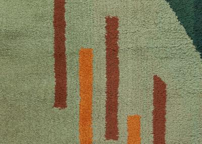 Vintage French Deco Rug