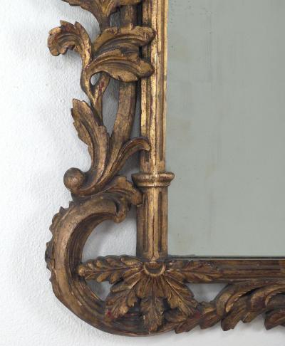 Vintage French Gilt Wood Mirror circa 1920