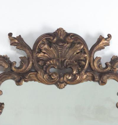 Vintage French Gilt Wood Mirror circa 1920