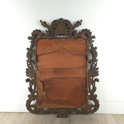 Vintage French Gilt Wood Mirror circa 1920