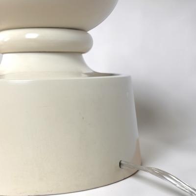 Vintage French Lacquered Wood Table Lamps