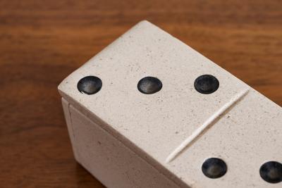 Vintage French Marble Domino Set