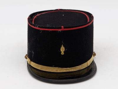 Vintage French Military Academy Officers Hat Mid Century