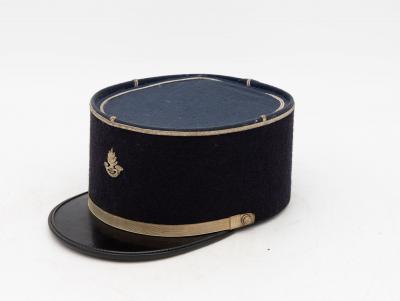 Vintage French Military Academy Officers Hat Mid Century