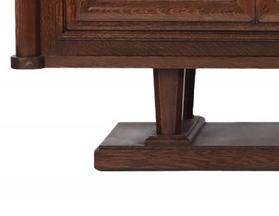 Vintage French Oak Sideboard with Bronze Mounts