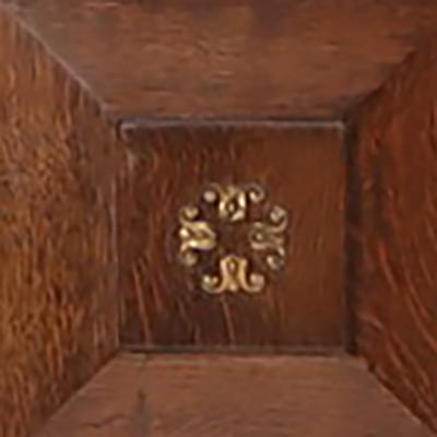 Vintage French Oak Sideboard with Bronze Mounts