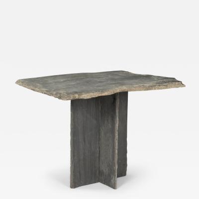 Vintage French Slate Table