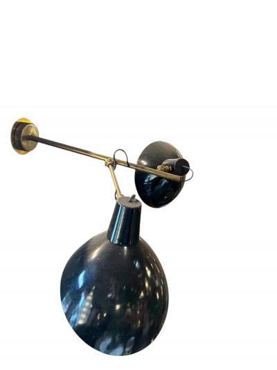 Vintage French Style Brass Dual Arm Pendant Light