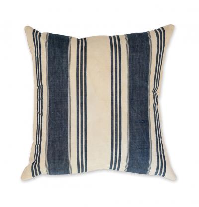 Vintage French Ticking Stripe Pillow 3