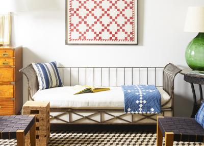 Vintage French Ticking Stripe Pillow 3