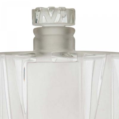Vintage Frosted Glass Perfume Bottle